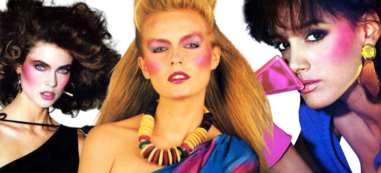 80s fashion makeup