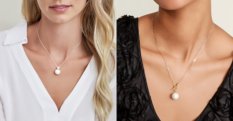 Pearl Jewelry Set For Women - Vintage Style Necklace, Earrings And Bracelet For Special Occasions