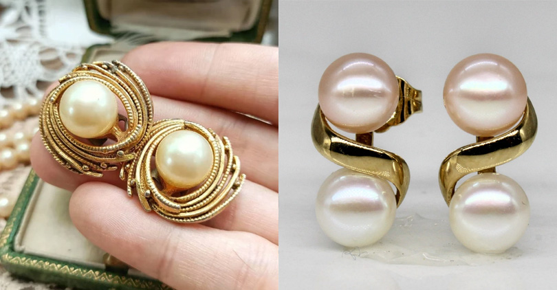 pearl earrings