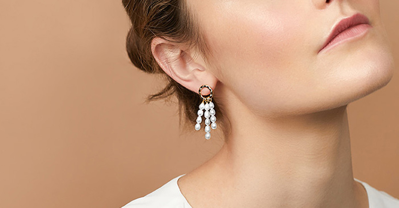 pearl earrings