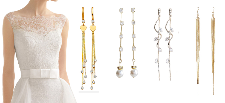how to choose bridal earrings