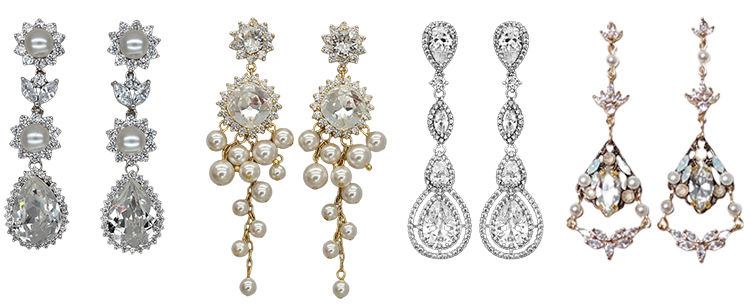 how to choose bridal earrings
