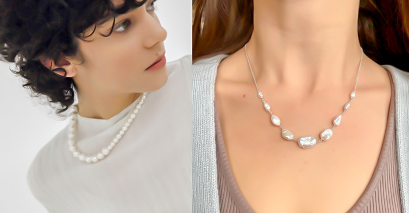 pearl necklace and pendant