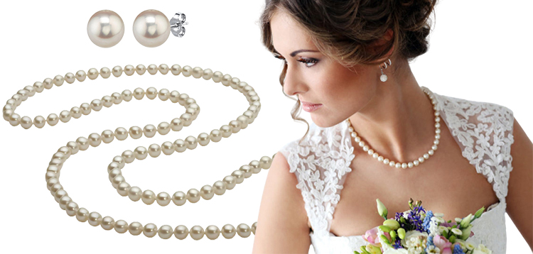 how to wear freshwater pearls for wedding look