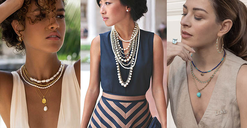 layered pearl necklace