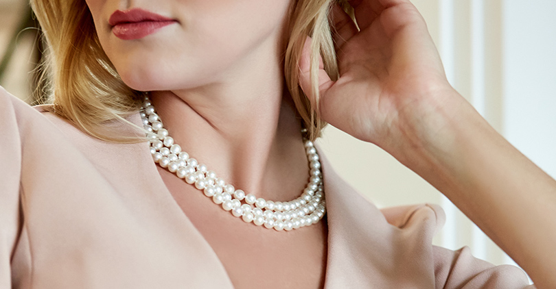 layered pearl necklace