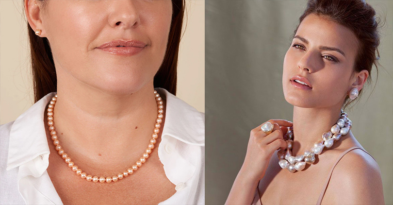 layered pearl necklace