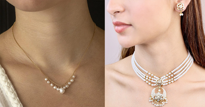 layered pearl necklace