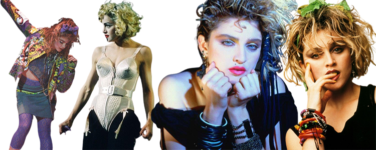 how madonna influence 80s fashion