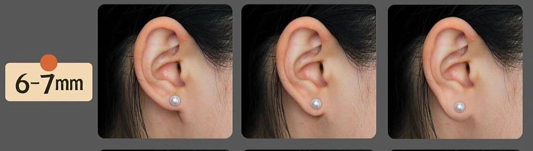 how to choose pearl earrings size