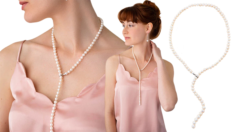 long pearl necklaces